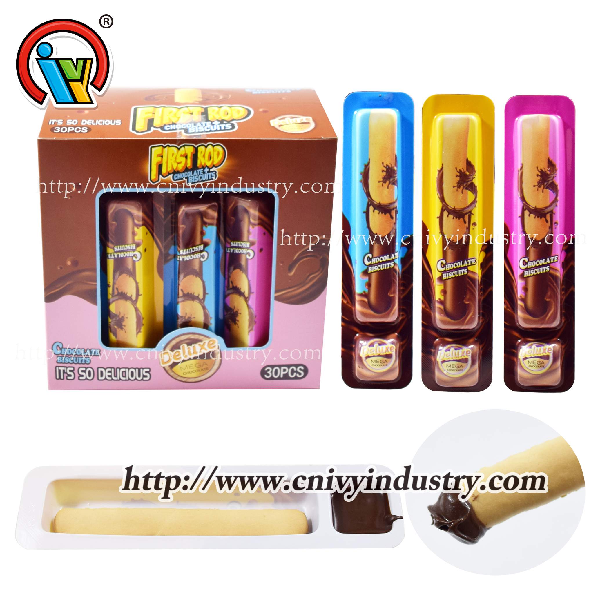 car shape cup chocolate biscuit with jam
