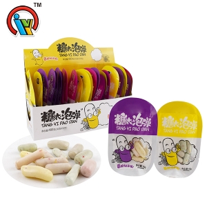 15g ลูกอมรสเหนียวเหนียวรสผลไม้ผสมรสหวาน