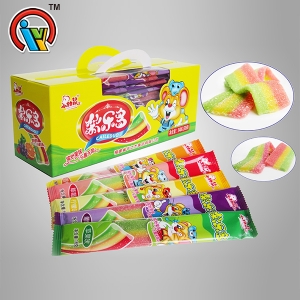 รสเปรี้ยวสามรสเปรี้ยวเค้กลูกอมอ่อน