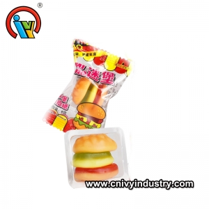 โรงงานโดยตรง Good Taste แฮมเบอร์เกอร์ Gummy Candy ขาย