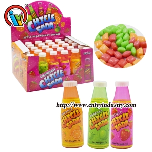 หมากฝรั่งฟองรสผลไม้ในขวด