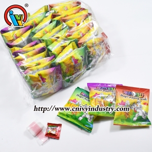 ขนมม้วนเหนียวที่มีขนม popping