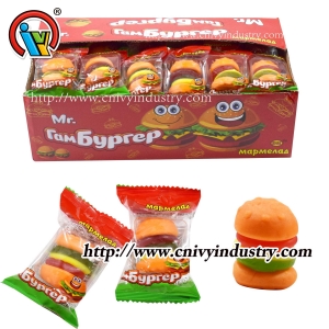 แฮมเบอร์เกอร์เคี้ยวขนมเหนียว Gummy