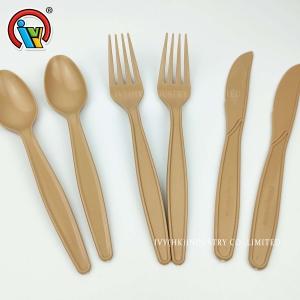 OEM ปรับแต่งช้อนส้อมที่ย่อยสลายได้ทางชีวภาพ
