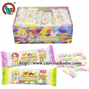 ผู้จำหน่ายขนมมาร์ชเมลโลว์ทวิสต์สั้นแสนอร่อย