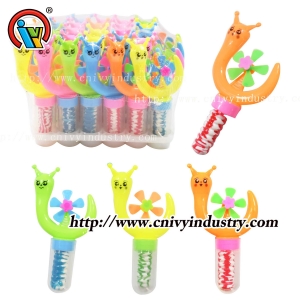 ขายลูกอมอมยิ้มรูปหัวกังหันลมรูปหอยทาก